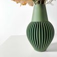 untitled-2130.jpg The Donos Vase, Modern and Unique Home Decor for Dried and Preserved Flower Arrangement  | STL File