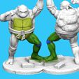 ZBrush-Document2.jpg NINJA TURTLES COLLECTION! 4 CHARACTERS for 3D print!