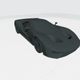 FORD GTS.png Ford GT 3D Model Car Stl File With Personalized Display Stand Ready For 3D Printing