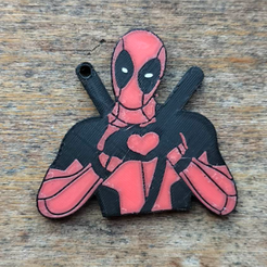 2023-05-24_12h03_29.png 3MF file Deadpool Keychain・Model to download and 3D print