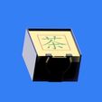 3-Box-Tea-Holder-with-Latching-Lid-2.jpg 3D Printable Tea Bag Holder with latching lid sized for A1 Mini sized printers