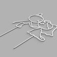 Para ślub 1.jpg STL file Wedding topper for a cake・3D printer design to download
