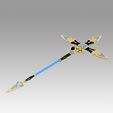 2.jpg Granblue Fantasy Zeta Spear Cosplay Weapon Prop replica