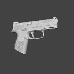 fns40.png FNS 40 Real Size 3D Gun Mold