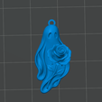 Screenshot-2026-07-04-171836.png Ghost Rose Charm STL | Halloween Ghost Pendant | Phone Charm | Keychain | Bag Charm | 3D Printable