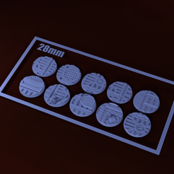 VoidHulkBases-28mm-5.png Datei 3D VOID HULK - 28mm Basen・Modell für 3D-Druck zum herunterladen
