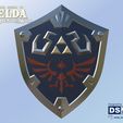 Folie2.jpg Hylian Shield from Zelda Breath of the Wild - Life Size