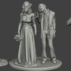 Married-casual-zombies-CZ2-0000.jpg 3D file Married casual zombies CZ2・3D printable model to download