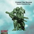 CUNNIN Orc BUILDER SAMPLE CROSSBOW ORC Cunnin' Orcs - Crossbowman