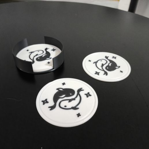 Glasses holder - minimalist fish 3D model