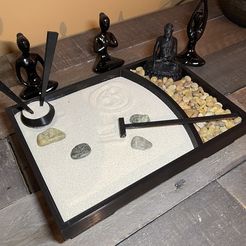 Zen_Garden_Rectangular_3.JPG Free 3D file Zen Garden Rectangular・3D print design to download