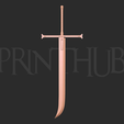 2.png Yoru Dracule Mihawk Sword 3d print model