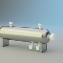 Separator.png 3-Phase Separtor for Oil and Gas industry