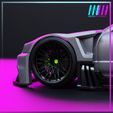 0005.jpg 3D file WIDEBODY KIT FOR SKYLINE R34 TAMIYA 1/24 MODELKIT・Template to download and 3D print