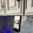 IMG_3316.jpg Kitchen Handy Holder Mobile phone holder for kitchen cabinets