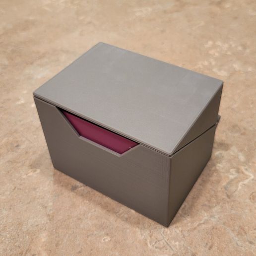 Simple Deck Box for Magic The Gathering EDH Commander Yugioh Pokemon  Cards STL File for 3D printingCults