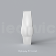 E_2_Renders_1.png Niedwica Vase Set E_1_13 | 3D printing vase | 3D model | STL files | Home decor | 3D vases | Modern vases | Floor vase | 3D printing | vase mode | STL  Vase Collection