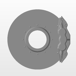 1.png Oversize Solid Brake Rotor with Caliper - "Real-Rims"