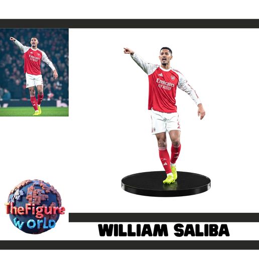 William Saliba Collectible Figure