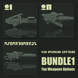 Bundle1.png STL file T'au Commander Weapon Bundle・3D printer model to download