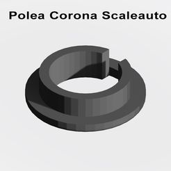 Polea-corona.jpg STL-Datei Scaleauto Umgekehrte Kronenriemenscheibe kostenlos・Design zum 3D-Drucken zum herunterladen