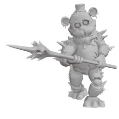 3D file Shadow Freddy papercraft from Five Nights at Freddy's 🌐・Model to  download and 3D print・Cults