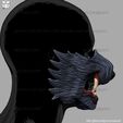 001d.jpg Wolf Face Mask Cosplay - High Quality Details 3D print model