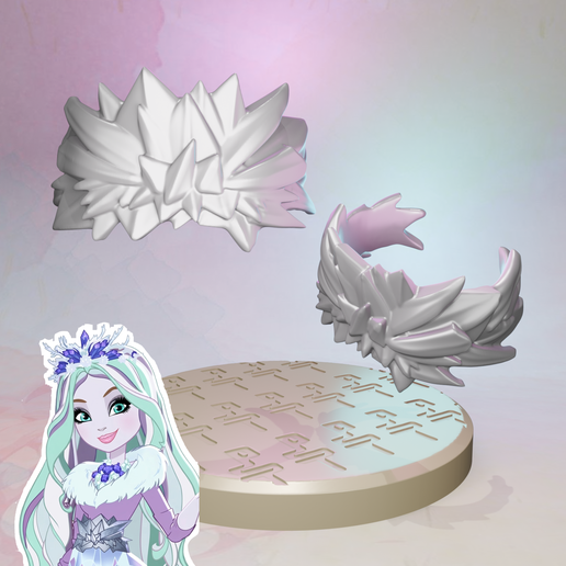 Ever After High custom Epic Winter Crystal Winter doll belt inspired