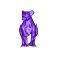 Pyroar_Female_Core1.stl Pyroar -  Pokémon  - FanArt