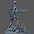 S-38.jpg Terminator T-800 Endoskeleton Salvation Diorama T2 Improved Version