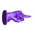 hand.stl Groovy Evil Hand