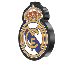 front-side-1.png Файл STL RMCF - Светильник с логотипом клуба футбола "Реал Мадрид・Шаблон для 3D-печати для загрузки