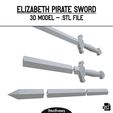 3D-model-thumbnail2-01.jpg Elizabeth Pirate Sword 3D models - STL files for 3D printing
