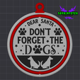 Dear-Santa-Don't-Forget-The-Dogs.png 🎄 ¡48 adornos giratorios para el árbol de Navidad!
