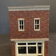 IMG_E2459.jpg HO Scale brick commercial building "The Spencer Building"