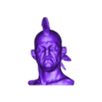 ChiefHeadBoss.obj Buste de tête amérindien Boss