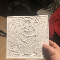 Lightbox Pembroke Welsh Corgilithophane