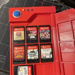 Image-5.jpeg Free STL file Pokédex Game Cartridge Holder for Nintendo Switch・3D print model to download