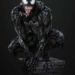 venom-statue-3d-printing-3d-model-stl.jpg Fichier STL Statue de venin・Plan pour impression 3D à télécharger