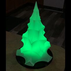 IMG_4159b.jpg Archivo STL gratuito Base de lámpara para el árbol de Navidad・Idea de impresión 3D para descargar
