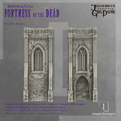 Castle-Walls-1-Story.png Fortress of the Dead - Modular Castle Walls - Single Story