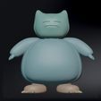 2_SCB_Clay_1_.jpg Snorlax Piggy Bank Low-Poly