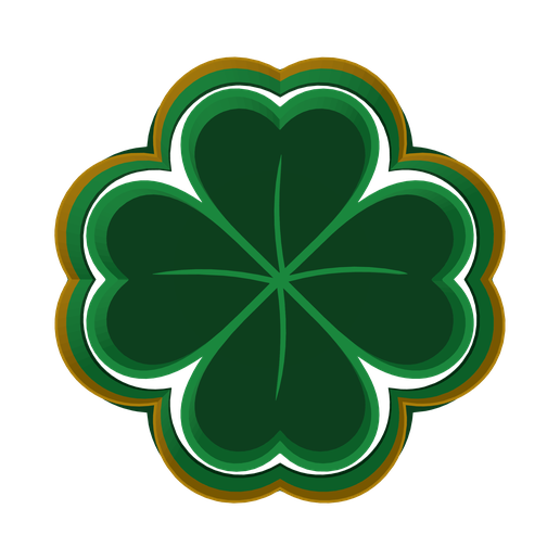 Four-Leaf Clover Swirl Cookie Stamp (Stamp Set)