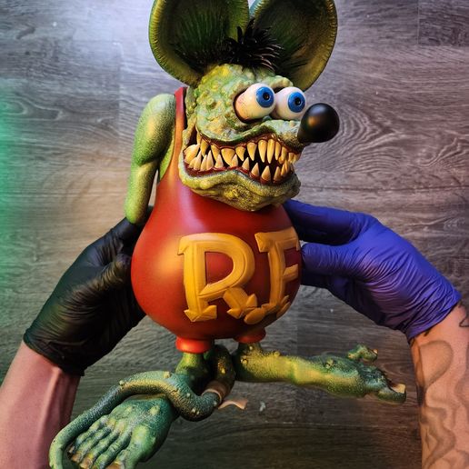 🐀 Rat Fink 3D print model・3D Print with the Ender 3V2 elegoo