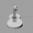 Screenshot_6.jpg Guitar pendant music jewelry 3D print model