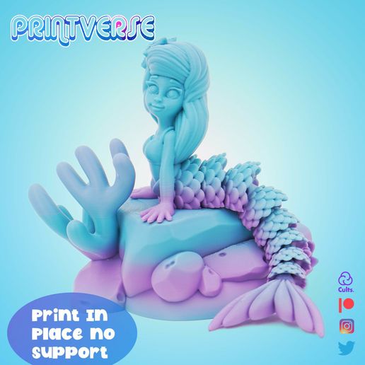 ReleaseE.jpg Cute Flexy Meerjungfrau Remastered Edition Print In Place No Support