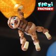 Dan-Sopala-Flexi-Factory-sloth-12.jpg Archivo STL Simpático perezoso de impresión flexible・Modelo de impresión 3D para descargar
