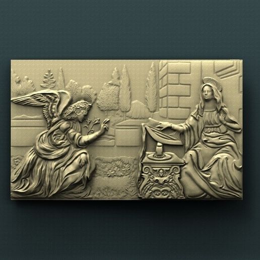 3D STL Religious 71pcs Modello CNC Router Machine Carving Relief Artcam Aspire 