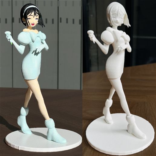 👽 Sua - Alien Stage Figurine・ STL File for 3D printing・Cults