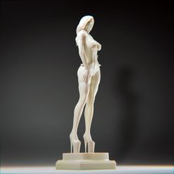 high-heels-naked-standing-1.jpg Файл STL Голая стоя на высоких каблуках・3D-печать дизайна для загрузки